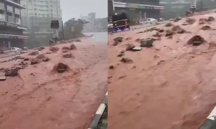 ಉಡುಪಿ ಜಿಲ್ಲೆಯಾದ್ಯಂತ ಭಾರೀ ಗಾಳಿಮಳೆ: ಕೊಚ್ಚಿ ಹೋದ ಮಣಿಪಾಲ ರಾಷ್ಟ್ರೀಯ ಹೆದ್ದಾರಿ ಬದಿಯ ಮಣ್ಣು!