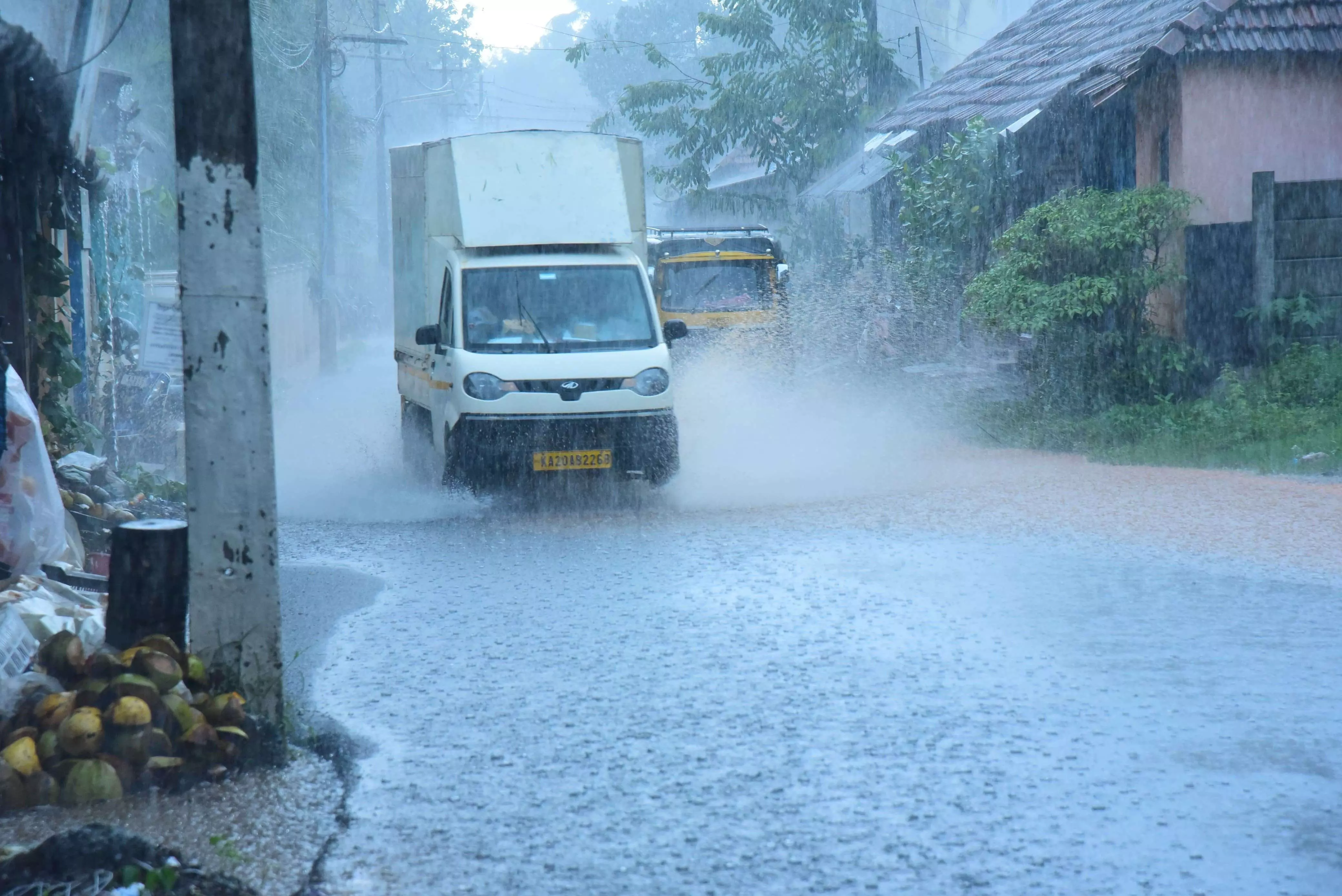 ಉಡುಪಿ ಜಿಲ್ಲೆಯಲ್ಲಿ ಮುಂದುವರೆದ ಮಳೆ