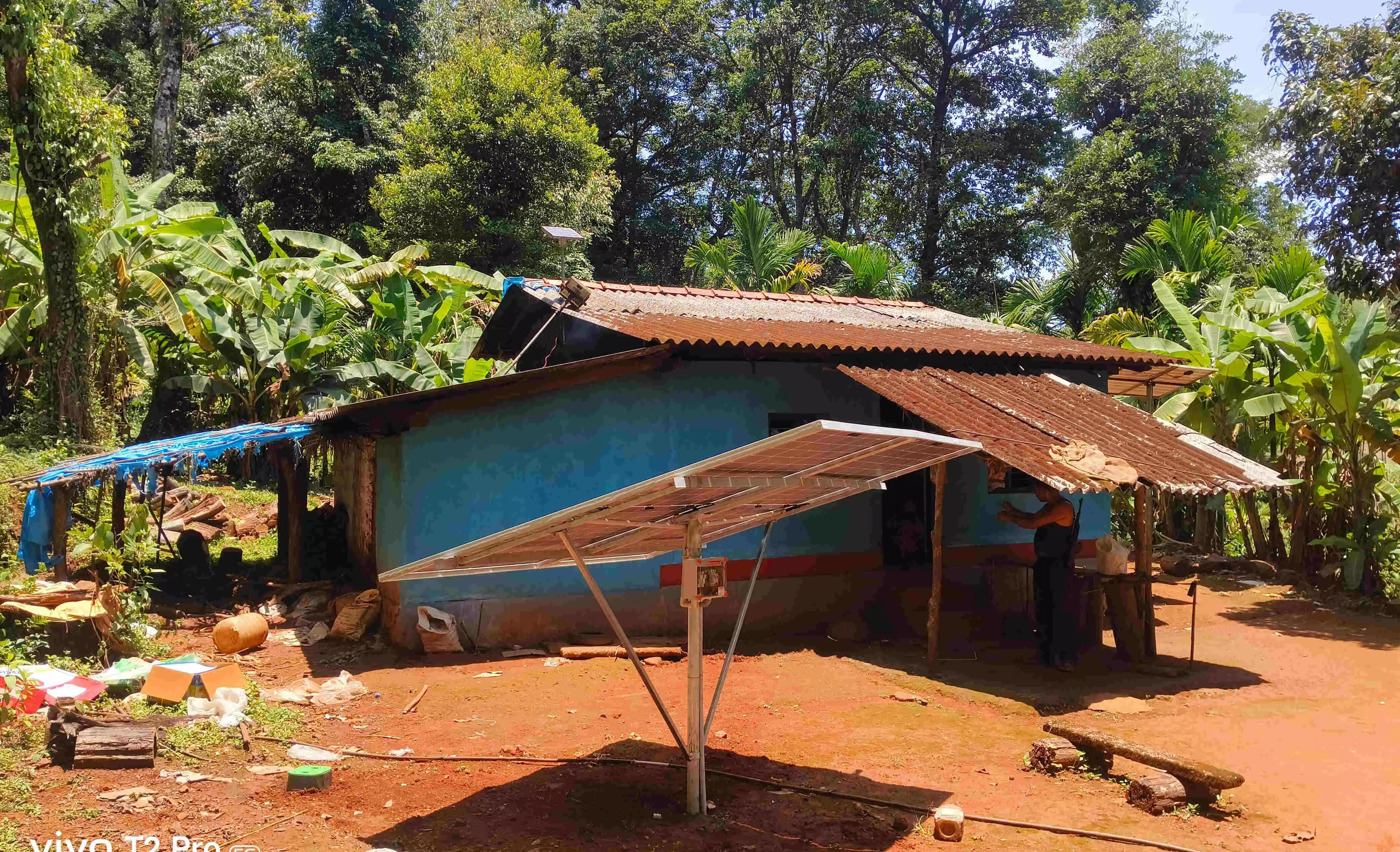 ನಕ್ಸಲ್‌ಪೀಡಿತ ಕಬ್ಬಿನಾಲೆ ಅರಣ್ಯ ಪ್ರದೇಶಗಳ ಮನೆಗಳಿಗೆ ಸೋಲಾರ್ ಬೆಳಕಿನ ಭಾಗ್ಯ