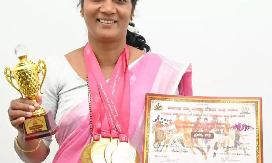 ರಾಷ್ಟ್ರಮಟ್ಟದ ಕ್ರೀಡಾಕೂಟಕ್ಕೆ ಶಿಕ್ಷಕಿ ಗೀತಾ ಶೆಟ್ಟಿ ಆಯ್ಕೆ