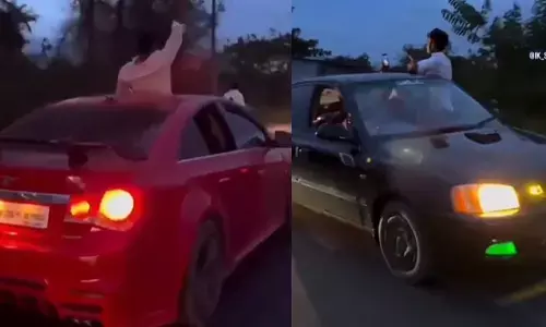 ಹಾವೇರಿ | ಅತ್ಯಾಚಾರ ಪ್ರಕರಣ : ಜಾಮೀನು ಪಡೆದು ಹೊರ ಬರುತ್ತಿದ್ದಂತೆಯೇ ಆರೋಪಿಗಳಿಂದ ರೋಡ್‌ ಶೋ; ಪೊಲೀಸ್‌ ವಶಕ್ಕೆ