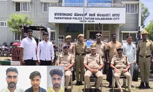 ಕಲಬುರಗಿ | ಟ್ರಾಕ್ಟರ್ ಕಳ್ಳತನ ಪ್ರಕರಣ ಭೇದಿಸಿದ ಪೊಲೀಸರು: ಮೂವರು ಆರೋಪಿಗಳ ಬಂಧನ