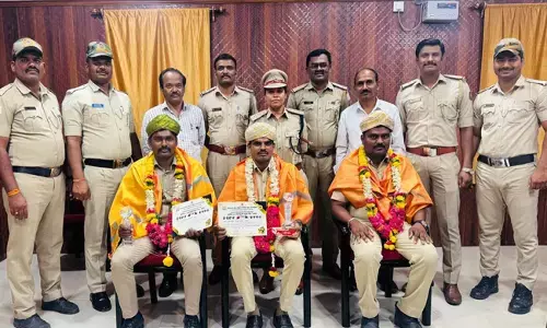 ಕಲಬುರಗಿ | ಕ್ರೀಡಾಕೂಟದಲ್ಲಿ ವಿಜೇತರಾದ ಪೊಲೀಸ್ ಸಿಬ್ಬಂದಿಗಳಿಗೆ ಸನ್ಮಾನ
