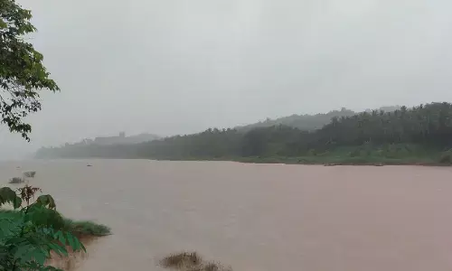 ಉಪ್ಪಿನಂಗಡಿ|  ಬಾರೀ ಮಳೆ; ನದಿ ನೀರು ಹೆಚ್ಚಳ