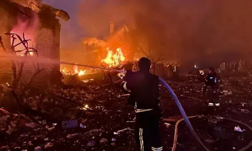 ಉಕ್ರೇನ್ ನಗರಗಳ ಮೇಲೆ ರಷ್ಯಾದಿಂದ ವಾಯುದಾಳಿ: ಮಕ್ಕಳು ಸೇರಿದಂತೆ 13 ಮಂದಿ ಮೃತ್ಯು, ಹಲವರಿಗೆ ಗಾಯ