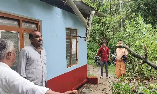 ಉಡುಪಿ ಜಿಲ್ಲೆಯಲ್ಲಿ ಮುಂದುವರೆದ ಭಾರೀ ಗಾಳಿ ಮಳೆ; 23 ಮನೆಗಳಿಗೆ ಹಾನಿ