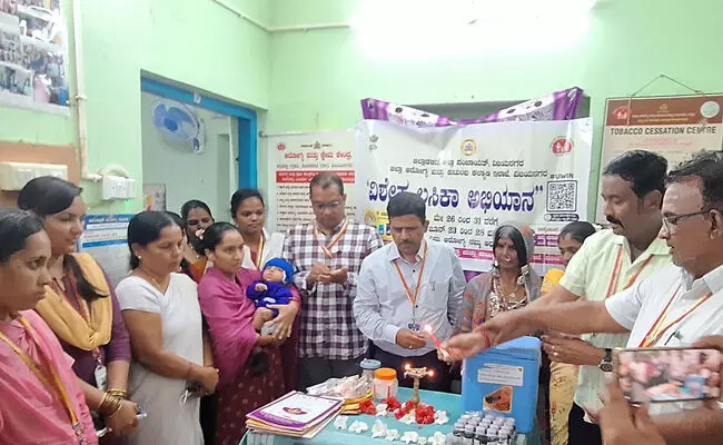 ವಿಜಯನಗರ | ಲಸಿಕೆ ವಂಚಿತರಿಗೆ ವಿಶೇಷ ಲಸಿಕಾ ಅಭಿಯಾನಕ್ಕೆ ಚಾಲನೆ ವಿಜಯನಗರ | ಲಸಿಕೆ ವಂಚಿತರಿಗೆ ವಿಶೇಷ ಲಸಿಕಾ ಅಭಿಯಾನಕ್ಕೆ ಚಾಲನೆ