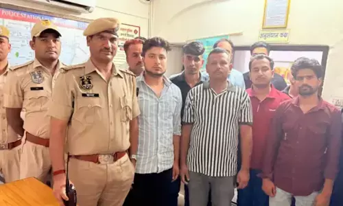 ಜೈಪುರ: ಆಸ್ಪತ್ರೆಗೆ ತೆರಳಬೇಕಿದ್ದ ಕೈದಿಗಳಿಂದ ನಗರದಲ್ಲಿ ಮೋಜು ಮಸ್ತಿ!