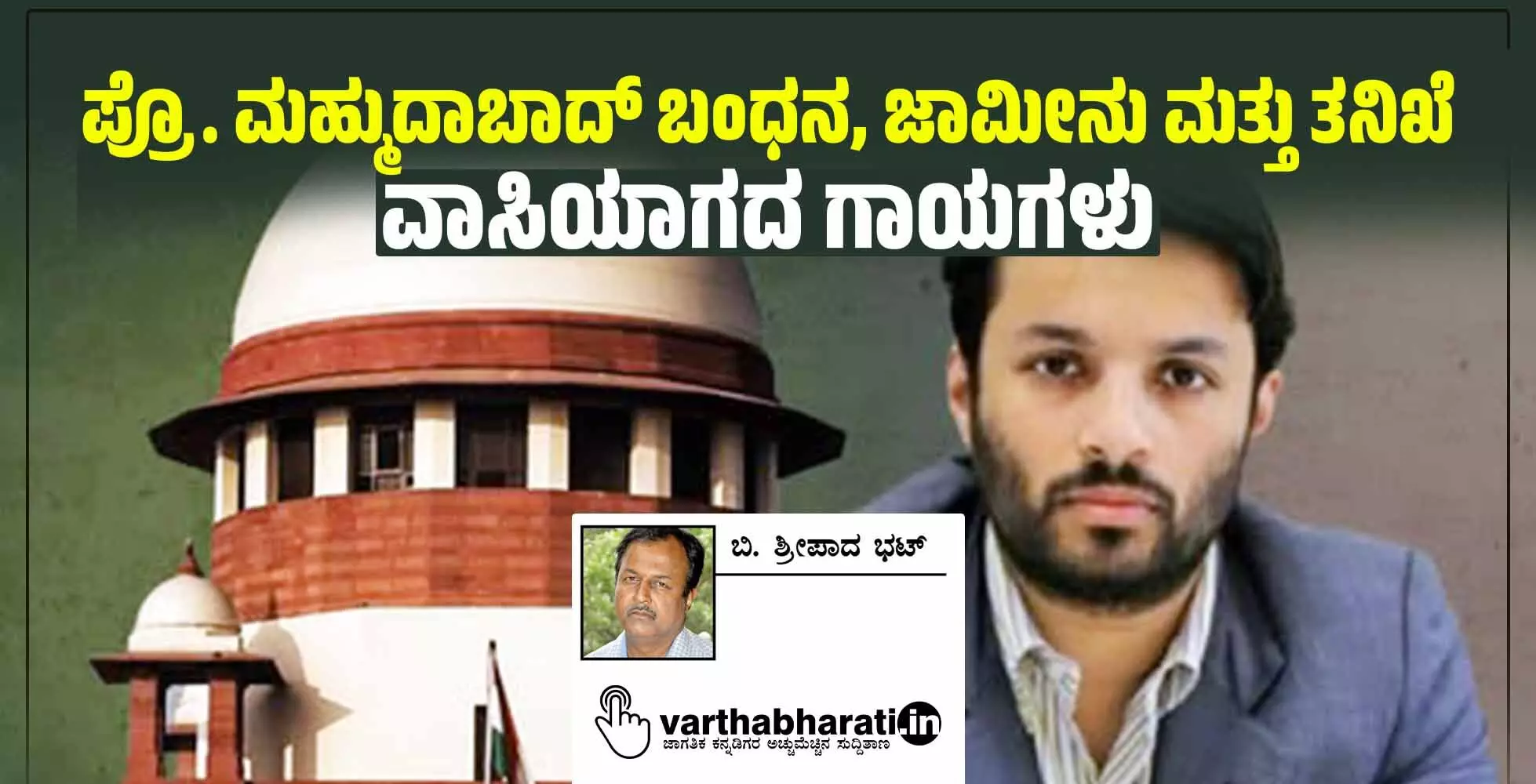 ಪ್ರೊ. ಮಹ್ಮುದಾಬಾದ್ ಬಂಧನ, ಜಾಮೀನು ಮತ್ತು ತನಿಖೆ: ವಾಸಿಯಾಗದ ಗಾಯಗಳು