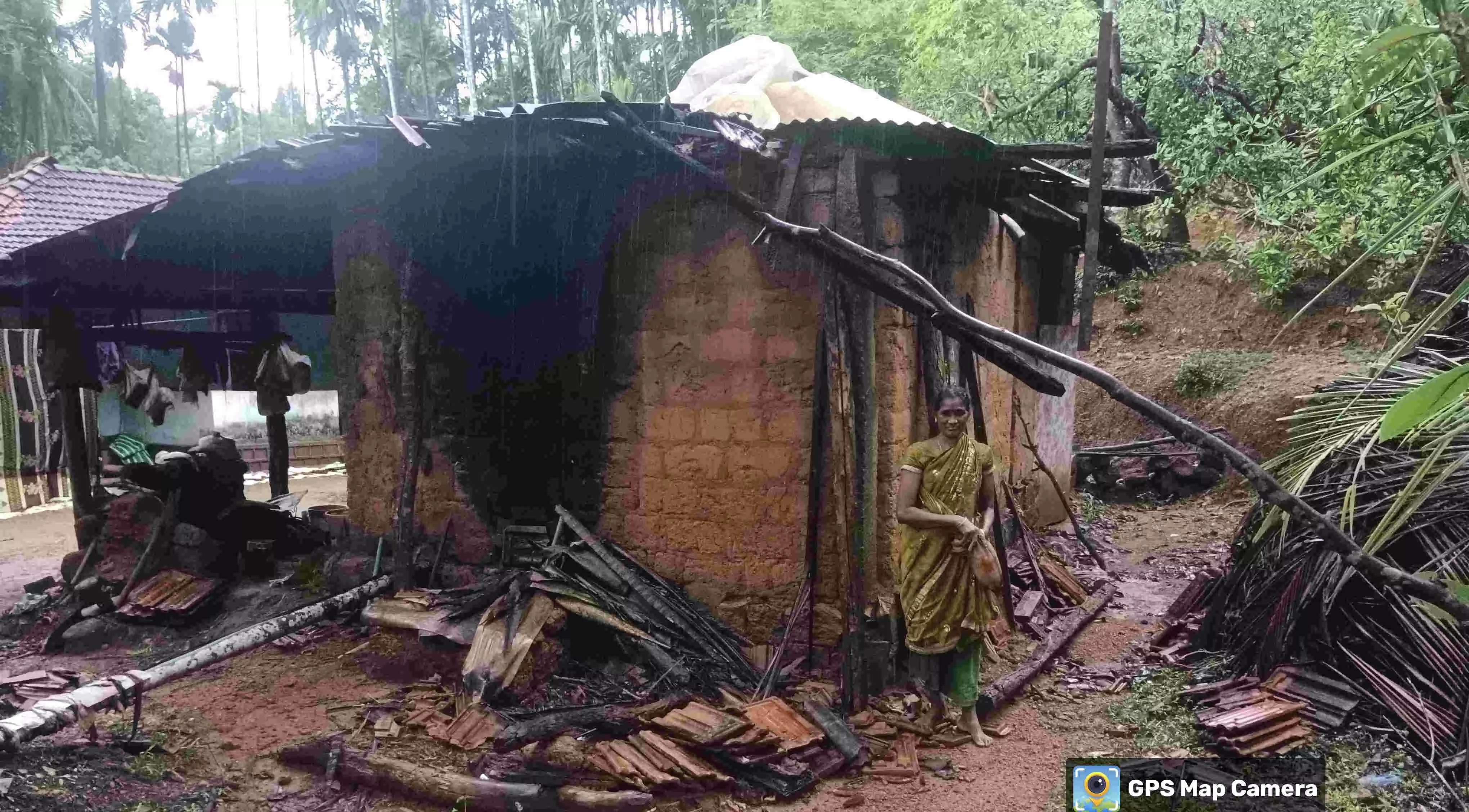 ಉಡುಪಿ ಜಿಲ್ಲೆಯಲ್ಲಿ ತಗ್ಗಿದ ಮಳೆ: ಹಲವು ಮನೆಗಳಿಗೆ ಹಾನಿ