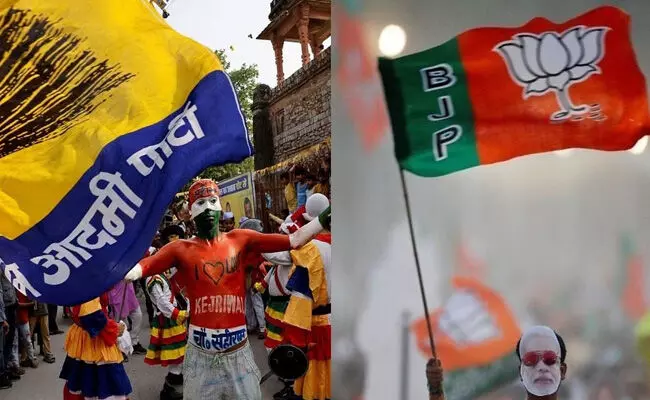 ದಿಲ್ಲಿ ವಿಧಾನಸಭಾ ಚುನಾವಣೆ | 57.65 ಕೋಟಿ ರೂ. ವೆಚ್ಚ ಮಾಡಿದ ಬಿಜೆಪಿ; ಆಪ್ ನಿಂದ 14.51 ಕೋಟಿ ರೂ. ಖರ್ಚು