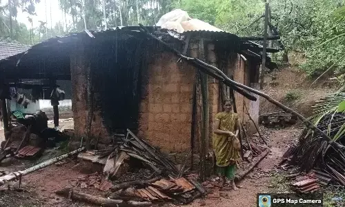 ಉಡುಪಿ ಜಿಲ್ಲೆಯಲ್ಲಿ ತಗ್ಗಿದ ಮಳೆ: ಹಲವು ಮನೆಗಳಿಗೆ ಹಾನಿ