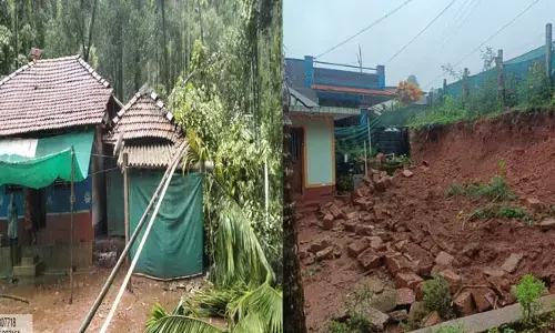 ಚಿಕ್ಕಮಗಳೂರು ಜಿಲ್ಲೆಯಲ್ಲಿ ತಗ್ಗಿದ ಮಳೆ; ಅಲ್ಲಲ್ಲಿ ಮುಂದುವರಿದ ಅವಾಂತರ