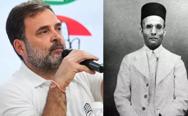 ಸಾವರ್ಕರ್ ಮಾನಹಾನಿ ಪ್ರಕರಣ | ದೂರುದಾರರು ನಾಥೂರಾಮ್ ಗೋಡ್ಸೆಯ ಸಂಬಂಧಿ: ರಾಹುಲ್ ಗಾಂಧಿ ಆರೋಪ