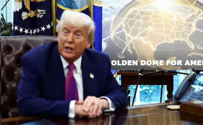 ಕೆನಡಾ ಅಮೆರಿಕದೊಂದಿಗೆ ಸೇರ್ಪಡೆಗೊಂಡರೆ `ಗೋಲ್ಡನ್ ಡೋಮ್ ಉಚಿತ: ಟ್ರಂಪ್