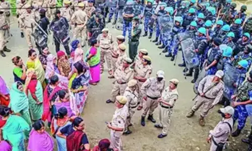 ಇಂಫಾಲ ಸಿಇಓ, ಜಿಎಸ್‍ಐ ಕಚೇರಿಗಳಿಗೆ ಬೀಗ ಜಡಿದ ಮೈತೈ ಪ್ರತಿಭಟನಾಕಾರರು