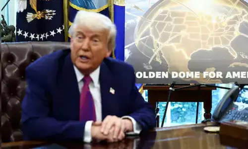 ಕೆನಡಾ ಅಮೆರಿಕದೊಂದಿಗೆ ಸೇರ್ಪಡೆಗೊಂಡರೆ `ಗೋಲ್ಡನ್ ಡೋಮ್ ಉಚಿತ: ಟ್ರಂಪ್