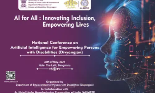 ನಾಳೆ (ಮೇ 30) ಬೆಂಗಳೂರಿನಲ್ಲಿ ʼವಿಕಲಚೇತನರ ಸಬಲೀಕರಣಕ್ಕಾಗಿ ಕೃತಕ ಬುದ್ಧಿಮತ್ತೆʼ ಸಮ್ಮೇಳನ