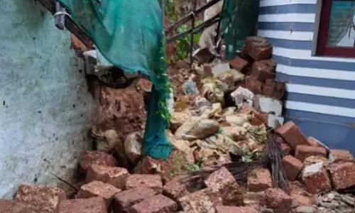 ಕೊಣಾಜೆ: ಭಾರೀ ಮಳೆ, ನಿಲ್ಲದ ಹಾನಿ