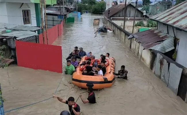ಮಣಿಪುರ: ಪ್ರವಾಹದಿಂದ 19,000 ಮಂದಿ ಸಂತ್ರಸ್ತರು