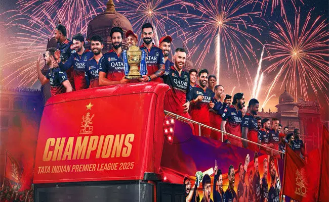 ತೆರೆದ ಬಸ್‌ನಲ್ಲಿ ಆರ್‌ಸಿಬಿ ಪರೇಡ್ ಇಲ್ಲ, ಚಿನ್ನಸ್ವಾಮಿ ಸ್ಟೇಡಿಯಂನಲ್ಲಿ ಸಂಭ್ರಮಾಚರಣೆ : ಜಿ.ಪರಮೇಶ್ವರ್‌