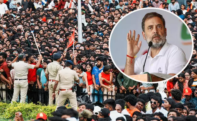 ಚಿನ್ನಸ್ವಾಮಿ ಕ್ರೀಡಾಂಗಣದಲ್ಲಿನ ಕಾಲ್ತುಳಿತ ದುರಂತಕ್ಕೆ ರಾಹುಲ್ ಗಾಂಧಿ ಸಂತಾಪ