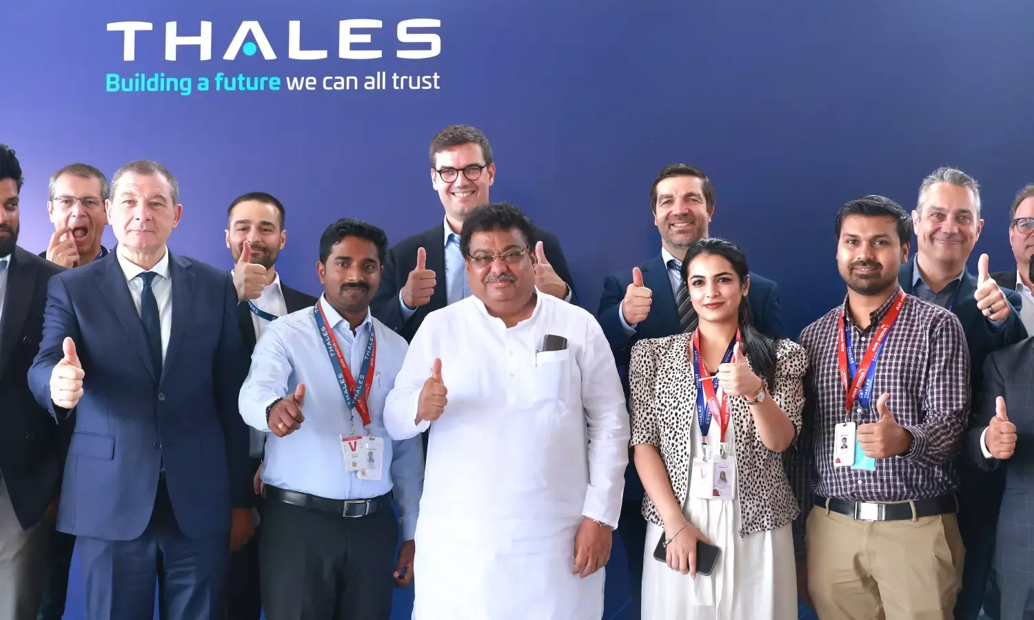 ಥೇಲ್ಸ್ ಕಂಪನಿಯ ಇನ್-ಫ್ಲೈಟ್ ಲ್ಯಾಬ್‌ಗೆ ಸಚಿವ ಎಂ.ಬಿ.ಪಾಟೀಲ್‌ ಚಾಲನೆ