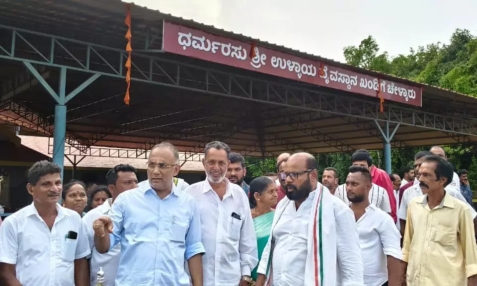 ಚೇಳಾಯರು ಖಂಡಿಗೆ ನಂದಿನಿ ನದಿಗೆ ತ್ಯಾಜ್ಯ ನೀರು ಬಿಡುವ ಆರೋಪ: ಉಸ್ತುವಾರಿ ಸಚಿವ ದಿನೇಶ್ ಗುಂಡೂರಾವ್ ಭೇಟಿ