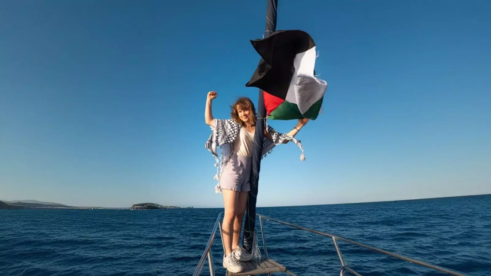 ನೆರವು ಸಾಮಾಗ್ರಿಗಳೊಂದಿಗೆ ಹಡಗಿನಲ್ಲಿ ಗಾಝಾಕ್ಕೆ ಹೊರಟ ಪರಿಸರವಾದಿ ಕಾರ್ಯಕರ್ತೆ ಗ್ರೆಟಾ ಥನ್‌ ಬರ್ಗ್‌