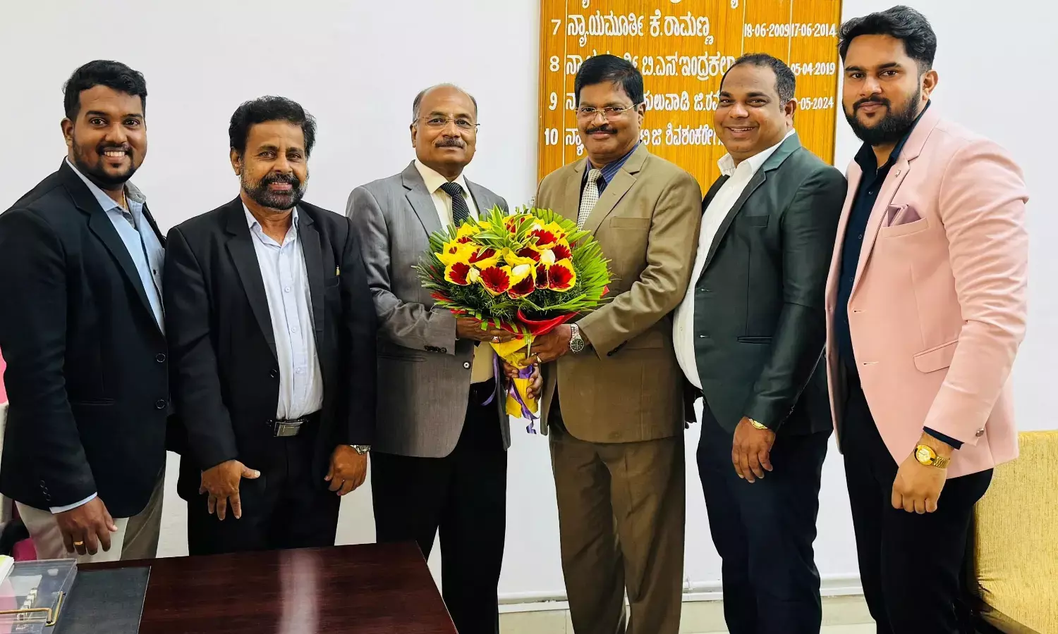 ರಾಜ್ಯ ಗ್ರಾಹಕ ವ್ಯಾಜ್ಯಗಳ ಪರಿಹಾರ ಆಯೋಗದ ಅಧ್ಯಕ್ಷರ ಭೇಟಿ