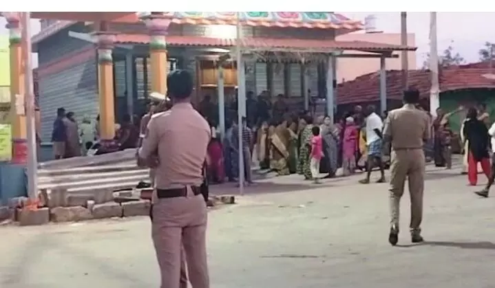 ಮಂಡ್ಯ | ದಲಿತರು, ಸವರ್ಣೀಯರ ನಡುವೆ ಸಂಘರ್ಷ; ಎಲೆಚಾಕನಹಳ್ಳಿಗೆ ಪೊಲೀಸ್ ಬಂದೋಬಸ್ತ್