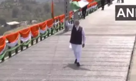 ಜಮ್ಮುಕಾಶ್ಮೀರ: ವಿಶ್ವದ ಅತಿ ಎತ್ತರದ ರೈಲ್ವೆ ಸೇತುವೆ ಉದ್ಘಾಟಿಸಿದ ಪ್ರಧಾನಿ ಮೋದಿ