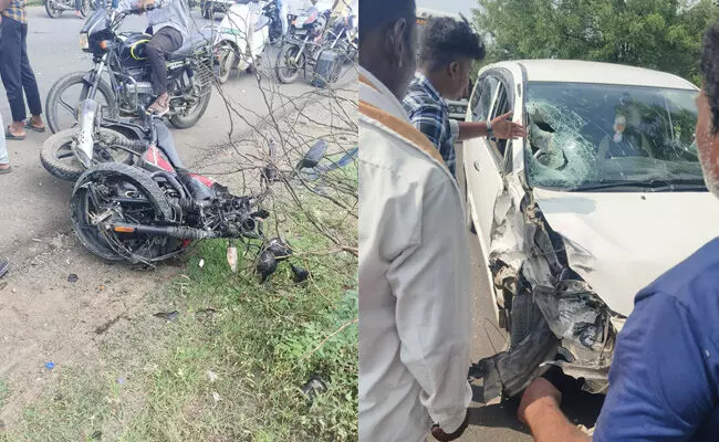 ಕಲಬುರಗಿ | ಕಾರಿಗೆ ಬೈಕ್ ಢಿಕ್ಕಿ : ಸವಾರ ಸ್ಥಳದಲ್ಲೇ ಮೃತ್ಯು ಕಲಬುರಗಿ | ಕಾರಿಗೆ ಬೈಕ್ ಢಿಕ್ಕಿ : ಸವಾರ ಸ್ಥಳದಲ್ಲೇ ಮೃತ್ಯು