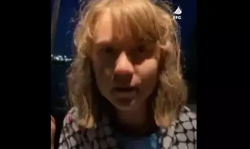 ಇಸ್ರೇಲ್ ಪಡೆಗಳು ನಮ್ಮನ್ನು ಅಪಹರಿಸಿದೆ: ಗ್ರೆಟಾ ಥನ್‌ಬರ್ಗ್‌ ಆರೋಪ