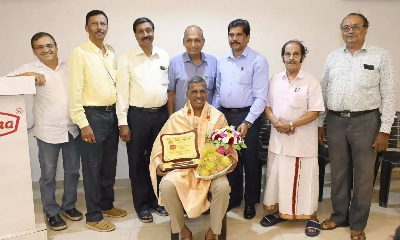 ಲಕ್ಷ್ಮೀನಾರಾಯಣ ಕಾರಂತರಿಗೆ ತುಳುಕೂಟದಿಂದ ಅಭಿನಂದನೆ