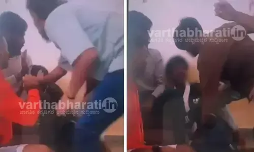 ಶಿವಮೊಗ್ಗ | ಕೇಂದ್ರ ಕಾರಾಗೃಹದಲ್ಲಿ ಆರೋಪಿಗೆ ಥಳಿಸಿದ ಖೈದಿಗಳು: ವೀಡಿಯೊ ವೈರಲ್