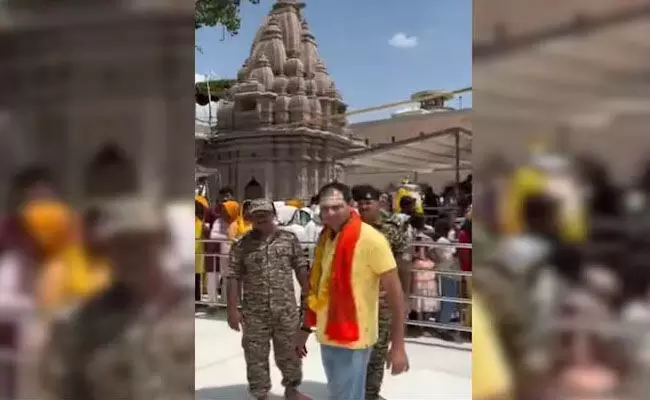 ಕಾಶಿ ದೇವಾಲಯದ ನಿರ್ಬಂಧಿತ ‘ಕೆಂಪು ವಲಯ’ದ ಒಳಗೆ ತೇಜ್ ಪ್ರತಾಪ್ ಇರುವ ವೀಡಿಯೊ ಪ್ರಸಾರ; ತನಿಖೆಗೆ ಆದೇಶ