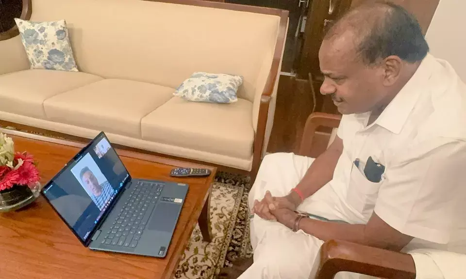 ಇಸ್ರೇಲ್-ಇರಾನ್ ಸಂಘರ್ಷ | ಇಸ್ರೇಲ್‌ನಲ್ಲಿರುವ ಕನ್ನಡಿಗರ ಜತೆ ಮಾತನಾಡಿದ ಕೇಂದ್ರ ಸಚಿವ ಎಚ್.ಡಿ.ಕುಮಾರಸ್ವಾಮಿ