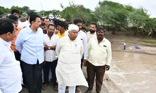 ಗದಗ: ಪ್ರವಾಹಪೀಡಿತ ಪ್ರದೇಶಗಳಿಗೆ ಸಚಿವ ಎಚ್.ಕೆ.ಪಾಟೀಲ್ ಭೇಟಿ