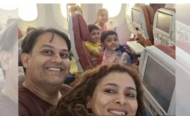 Komi Vyas, her husband Prateek Joshi, and their children were onboard the Air India flight that crashed in Ahmedabad on Thursday.