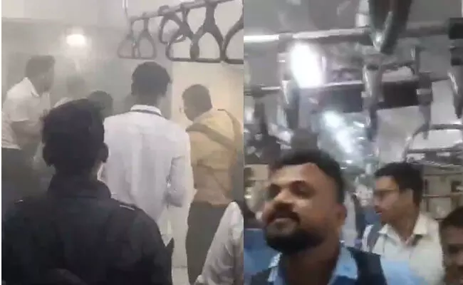 ಕಸದ ಬುಟ್ಟಿಗೆ ಬೀಡಿ ಎಸೆದ ಪ್ರಯಾಣಿಕ; ದೌಂಡ್-ಪುಣೆ ರೈಲಿನಲ್ಲಿ ಬೆಂಕಿ ಕಸದ ಬುಟ್ಟಿಗೆ ಬೀಡಿ ಎಸೆದ ಪ್ರಯಾಣಿಕ; ದೌಂಡ್-ಪುಣೆ ರೈಲಿನಲ್ಲಿ ಬೆಂಕಿ