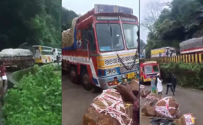ಹುಲಿಕಲ್‌ ಘಾಟ್‌ನಲ್ಲಿ ಕೆಟ್ಟು ನಿಂತ ಲಾರಿ; ಕಿ.ಮೀ ಗಟ್ಟಲೆ ಟ್ರಾಫಿಕ್‌ ಜಾಮ್