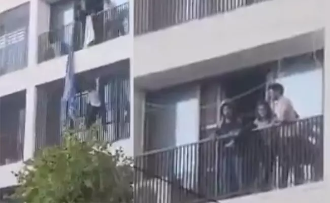 ಅಪಘಾತದ ನಂತರ ಉರಿಯುತ್ತಿರುವ ಏರ್ ಇಂಡಿಯಾ ವಿಮಾನದಿಂದ ತಪ್ಪಿಸಿಕೊಳ್ಳಲು ಕಟ್ಟಡದಿಂದ ಹಾರಿದ ವಿದ್ಯಾರ್ಥಿಗಳು!