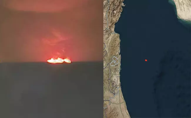 ಒಮಾನ್ ಕೊಲ್ಲಿ: 3 ಹಡಗುಗಳಲ್ಲಿ ಬೆಂಕಿ; 24 ಮಂದಿಯ ರಕ್ಷಣೆ ಒಮಾನ್ ಕೊಲ್ಲಿ: 3 ಹಡಗುಗಳಲ್ಲಿ ಬೆಂಕಿ; 24 ಮಂದಿಯ ರಕ್ಷಣೆ