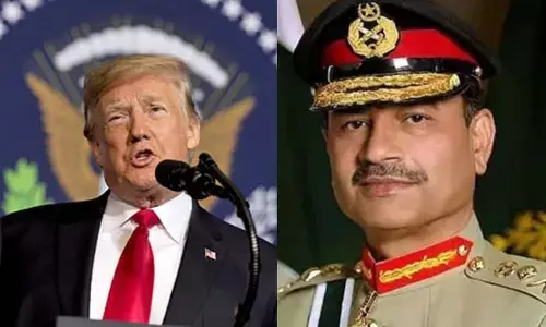 ಅಮೆರಿಕದ ಅಧ್ಯಕ್ಷ ಡೊನಾಲ್ಡ್ ಟ್ರಂಪ್ ಅವರೊಂದಿಗೆ ಖಾಸಗಿ ಔತಣಕೂಟದಲ್ಲಿ ಭಾಗಿಯಾಗಲಿರುವ ಪಾಕಿಸ್ತಾನದ ಸೇನಾ ಮುಖ್ಯಸ್ಥ ಅಸೀಮ್ ಮುನೀರ್; ವರದಿ