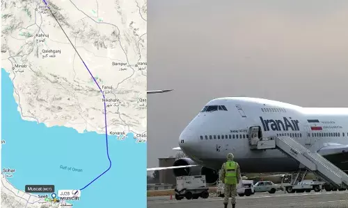 ಒಮಾನ್ ನಲ್ಲಿ ಇಳಿದ ಇರಾನ್ ಸರ್ಕಾರದ ವಿಮಾನಗಳು: Flight-tracking data ವರದಿ