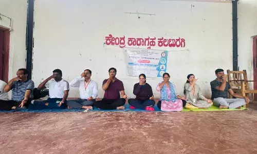 ಕಲಬುರಗಿ: ಕಾರಾಗೃಹದ ಕೈದಿಗಳಿಗೆ ಯೋಗ ತರಬೇತಿ