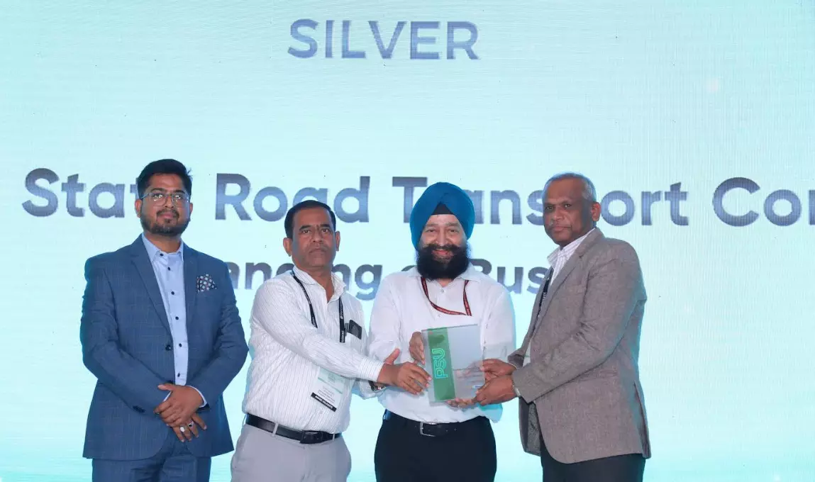 ಕೆಎಸ್ಸಾರ್ಟಿಸಿಗೆ ರಾಷ್ಟ್ರೀಯ ಇಕಾನಾಮಿಕ್ ಟೈಮ್ಸ್ ಪಿಎಸ್ಯು ʼಲೀಡರ್ ಶಿಪ್ ಅಂಡ್ ಎಕ್ಸಲೆನ್ಸ್ ಪ್ರಶಸ್ತಿʼ ಕೆಎಸ್ಸಾರ್ಟಿಸಿಗೆ ರಾಷ್ಟ್ರೀಯ ಇಕಾನಾಮಿಕ್ ಟೈಮ್ಸ್ ಪಿಎಸ್ಯು ʼಲೀಡರ್ ಶಿಪ್ ಅಂಡ್ ಎಕ್ಸಲೆನ್ಸ್ ಪ್ರಶಸ್ತಿʼ