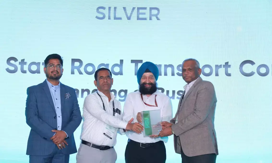 ಕೆಎಸ್ಸಾರ್ಟಿಸಿಗೆ ರಾಷ್ಟ್ರೀಯ ಇಕಾನಾಮಿಕ್ ಟೈಮ್ಸ್ ಪಿಎಸ್‍ಯು ʼಲೀಡರ್‌ ಶಿಪ್ ಅಂಡ್ ಎಕ್ಸಲೆನ್ಸ್ ಪ್ರಶಸ್ತಿʼ