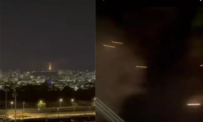 ಇರಾನ್ ಬ್ಯಾಲಿಸ್ಟಿಕ್ ಕ್ಷಿಪಣಿ ದಾಳಿ: ಟೆಲ್‍ಅವೀವ್‍ನಲ್ಲಿ ವ್ಯಾಪಕ ಹಾನಿ